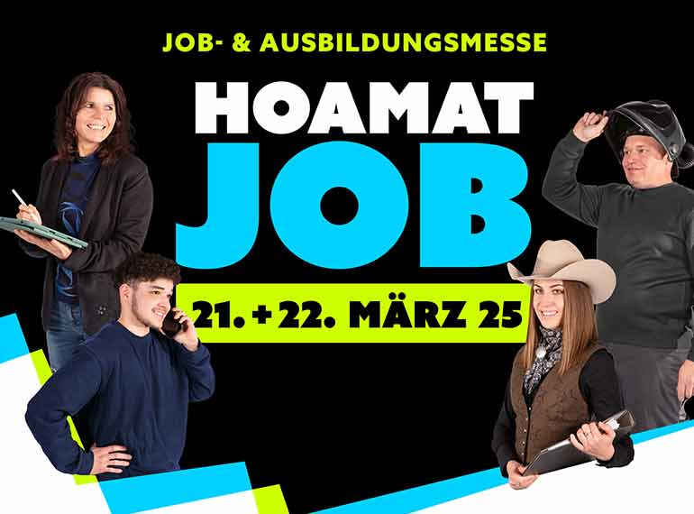 Auf geht’s! Besucht uns auf der Job- und Ausbildungsmesse „Hoamat Job“ in Eging am See!